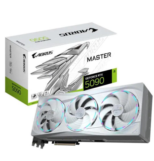 Graphics Card | GIGABYTE | NVIDIA GeForce RTX 5090 | 32 GB | GDDR7 | 512 bit | PCIE 5.0 16x | GPU 2655 MHz | Triple slot Fansink | 1xHDMI | 3xDisplayPort | GV-N5090AORUSMICE-32GD