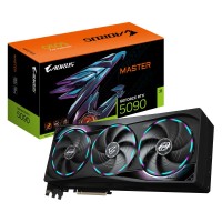 Graphics Card | GIGABYTE | NVIDIA GeForce RTX 5090 | 32 GB | GDDR7 | 512 bit | PCIE 5.0 16x | GPU 2655 MHz | Triple slot Fansink | 1xHDMI | 3xDisplayPort | N5090AORUSM-32GD