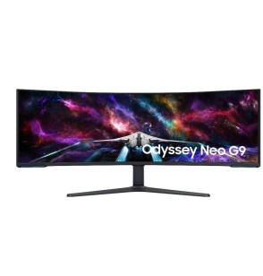 LCD Monitor | SAMSUNG | 57" | Gaming/Curved | Swivel | Height adjustable | Tilt | Matte | Panel VA | 7680x2160 | 32:9 | 240Hz | 1 ms | Speakers | Colour Black / White | LS57CG952NUXEN