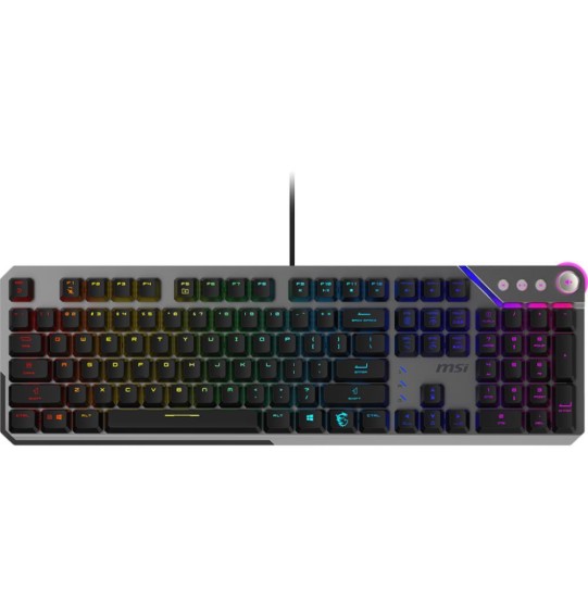 KEYBOARD GAMING BLACK US/STRIKE 600 SILENT MSI