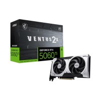 Graphics Card | MSI | NVIDIA GeForce RTX 5060 Ti | 8 GB | GDDR7 | 128 bit | PCIE 5.0 16x | Dual Slot Fansink | 1xHDMI | 3xDisplayPort | 5060TI8GVENTUS2XOCPL