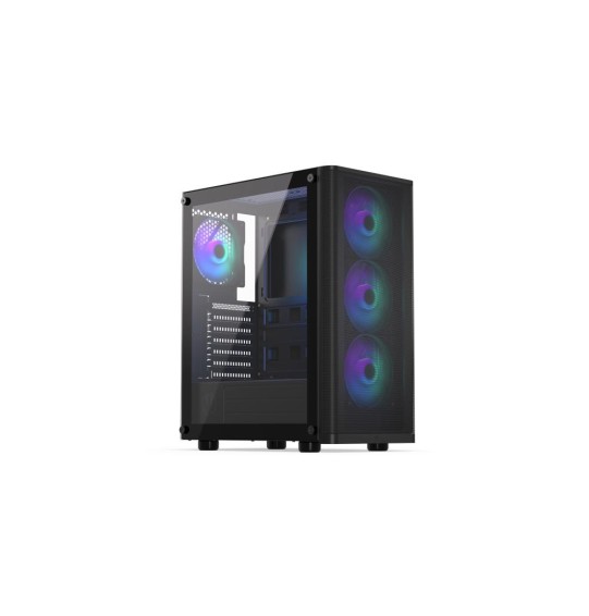 Case | ENDORFY | Ventum 200 ARGB | MidiTower | Case product features Transparent panel | Not included | ATX | MicroATX | MiniITX | Colour Black | EY2A014