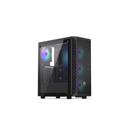 Case | ENDORFY | Signum 300 ARGB | MidiTower | Case product features Transparent panel | Not included | ATX | MicroATX | MiniITX | Colour Black | EY2A006