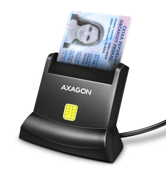 CARD READER STAND SMARTCARD/ID/USB2.0 1.3M CRE-SM4N AXAGON
