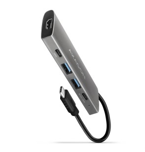 I/O HUB USB-C 5IN1/0.2M HMC-5G2 AXAGON
