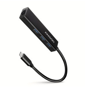 I/O HUB USB-C 4PORT GLAN/0.2M HMC-GL3A AXAGON