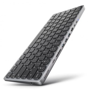KEYBOARD + I/O HUB 9IN1/0.6M HMC-KB-HU AXAGON