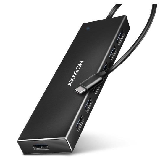I/O HUB USB-C 7PORT FLAT/0.3M HUE-F7C AXAGON