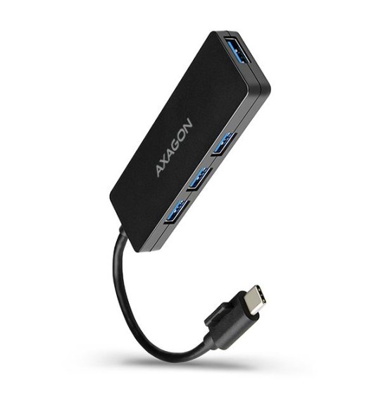 I/O HUB USB-C 4PORT SLIM/0.14M HUE-G1C AXAGON