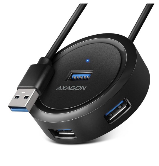 I/O HUB USB3.2 4PORT ROUND/0.3M HUE-P1A AXAGON
