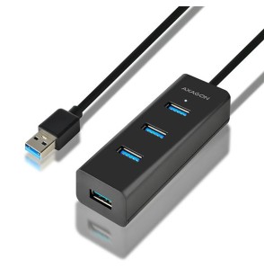 I/O HUB USB3.0 4PORT CHARGING/1.2M HUE-S2BL AXAGON