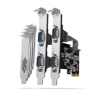 NET CARD PCIE 250KBPS 4PORT/SP&LP PCEA-S4N AXAGON