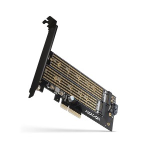 SSD ACC ADAPTER NVME/SATA/M.2/SP&LP PCEM2-D AXAGON