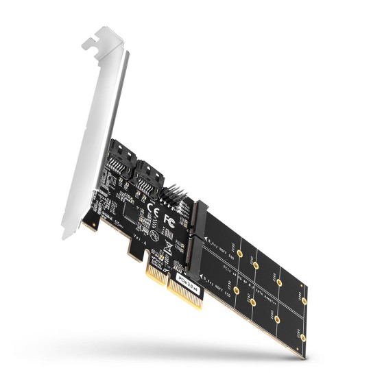 SSD ACC I/O CONTROLLER PCIE/SATA M.2 PCES-SA4M2 AXAGON