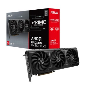 Graphics Card | ASUS | AMD Radeon RX 9060 XT | 16 GB | GDDR6 | 128 bit | PCIE 5.0 16x | Triple slot Fansink | 1xHDMI | 2xDisplayPort | PRIME-RX9060XT-O16G