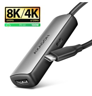 I/O ADAPTER USB-C TO HDMI/0.16M RVC-HI8KPD AXAGON
