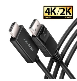 CABLE DP TO HDMI 1.8M/RVD-HI20C2 AXAGON