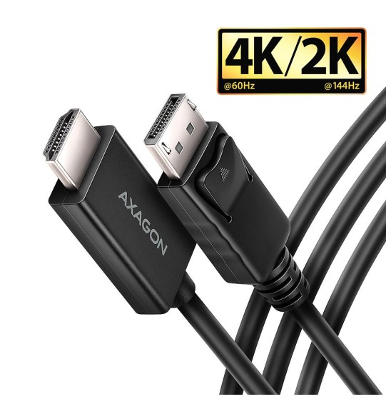 CABLE DP TO HDMI 1.8M/RVD-HI20C2 AXAGON