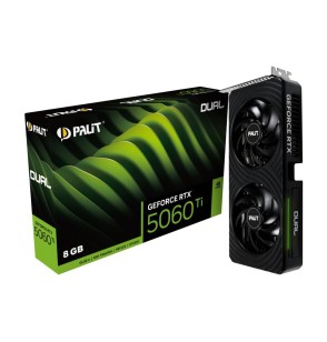 Graphics Card | PALIT | NVIDIA GeForce RTX 5060 Ti | 8 GB | GDDR7 | 128 bit | PCIE 5.0 16x | Dual Slot Fansink | 1xHDMI | 3xDisplayPort | NE7506T019P1-GB2062D