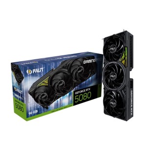 Graphics Card | PALIT | NVIDIA GeForce RTX 5080 | 16 GB | GDDR7 | 256 bit | PCIE 5.0 16x | Triple slot Fansink | 1xHDMI | 3xDisplayPort | NE75080019T2-GB2031Y