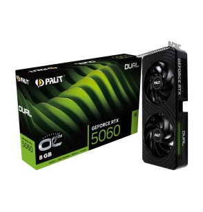 Graphics Card | PALIT | NVIDIA GeForce RTX 5060 | 8 GB | GDDR7 | 128 bit | PCIE 5.0 16x | Dual Slot Fansink | 1xHDMI | 3xDisplayPort | NE75060S19P1-GB2063D