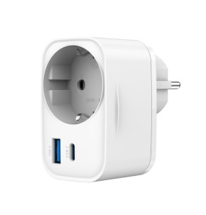 CHARGER USB UNIVERSAL 20W WHT/2P AC TA-ACPDQC20-01-W GEMBIRD