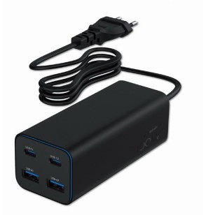 CHARGER USB UNIVERSAL 4P 100W/TA-UC-2A2C-PD100-01-BK GEMBIRD