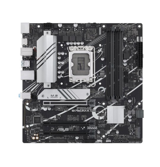 Mainboard | ASUS | Intel B760 Express | LGA1700 | Micro-ATX | Memory DDR4 | Memory slots 4 | 1xPCI-Express 4.0 16x | 2xM.2 | 1xHDMI | 1xDisplayPort | 4xUSB 2.0 | 2xUSB 3.2 | 1xPS/2 | 1xRJ45 | 3xAudio port | PRIMEB760M-AD4-CSM