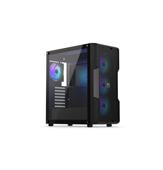 Case | ENDORFY | Regnum 400 ARGB | MidiTower | Case product features Transparent panel | Not included | ATX | MicroATX | MiniITX | Colour Black | EY2A009