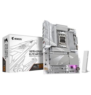 Mainboard | GIGABYTE | AMD X870 | SAM5 | ATX | Memory DDR5 | Memory slots 4 | 1xPCI-Express 3.0 2x | 1xPCI-Express 4.0 4x	 | 1xPCI-Express 5.0 16x | 4xM.2 | 1xHDMI | 4xUSB 2.0 | 6xUSB 3.2 | 2xUSB-C | 1xOptical S/PDIF | 1xRJ45 | 2xAudio port | X870EAELITEW