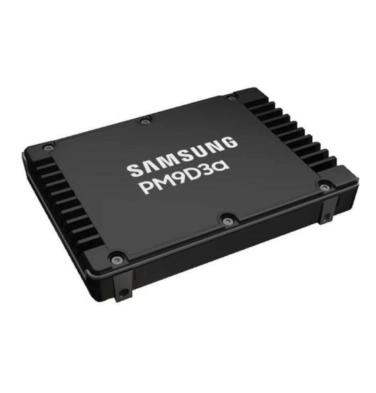 SSD | SAMSUNG | SSD series PM9D3A | 1.92TB | PCIe Gen5 | NVMe | Write speed 3500 MBytes/sec | Read speed 12000 MBytes/sec | Form Factor 2,5" | MZWL61T9HFLT-00AW7