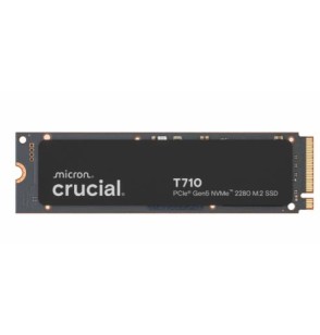 SSD | CRUCIAL | T710 | 1TB | M.2 | PCIe Gen5 | NVMe | Write speed 13700 MBytes/sec | Read speed 14900 MBytes/sec | TBW 600 TB | CT1000T710SSD8