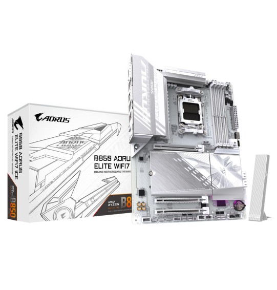 Mainboard | GIGABYTE | AMD B850 | SAM5 | ATX | Memory DDR5 | 2xPCI-Express 3.0 1x | 1xPCI-Express 4.0 4x	 | 1xPCI-Express 4.0 8x | 1xPCI-Express 5.0 16x | 3xM.2 | 1xDisplayPort | 4xUSB 2.0 | 5xUSB 3.2 | 1xUSB-C | 1xOptical S/PDIF | 1xRJ45 | 2xAudio port |