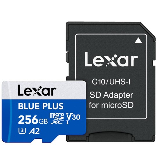 MEMORY MICRO SDXC 256GB UHS-I/W/A LMSBLPL256G-BNANG LEXAR