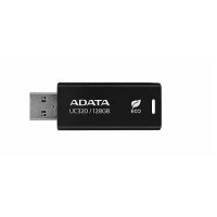 MEMORY DRIVE FLASH USB3.2 128G/BLACK UC320-128G-RBK/BK ADATA