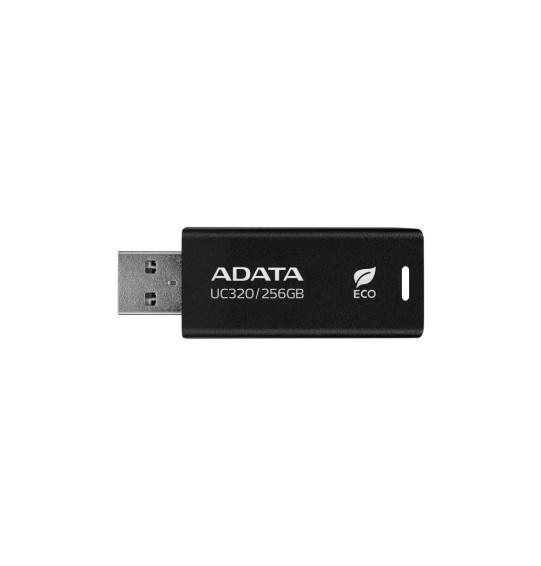 MEMORY DRIVE FLASH USB3.2 256G/BLACK UC320-256G-RBK/BK ADATA