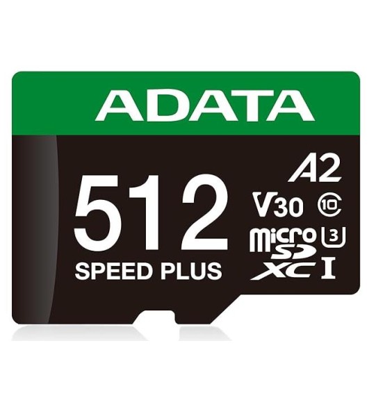 MEMORY MICRO SDXC 512GB UHS-I/UD512GUI3V30A2SP-RA1 ADATA