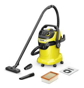Vacuum Cleaner | KARCHER | Wet and dry vacuum cleaner WD 5 P V-25/8/35 | 1100 Watts | Suction power 280W | Capacity 25 l | Noise 73 dB | Yellow | Weight 8.8 kg | 1.628-372.0