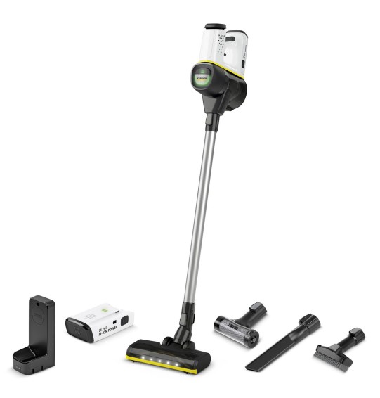 Vacuum Cleaner | KARCHER | Cordless vacuum cleaner VC 6 Cordless ourFamily Battery Plus | Upright/Cordless/Bagless | Capacity 0.8 l | Noise 78 dB | White | Weight 2.6 kg | 1.198-677.0