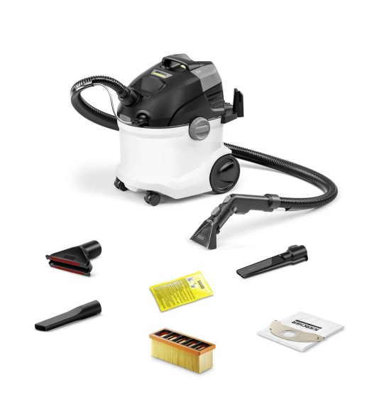 Vacuum Cleaner | KARCHER | Spray extraction cleaner SE 5 Car | Wet/dry/Car cleaning | 1000 Watts | White | Weight 7.5 kg | 1.081-231.0