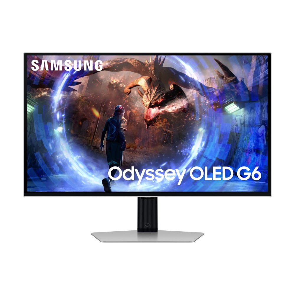 Monitor|SAMSUNG|27"|Gaming|Panel OLED|2560x1440|16:9|0.03 ms|Swivel|Pivot|Height adjustable|Tilt|Colour Silver|LS27DG602SUXEN