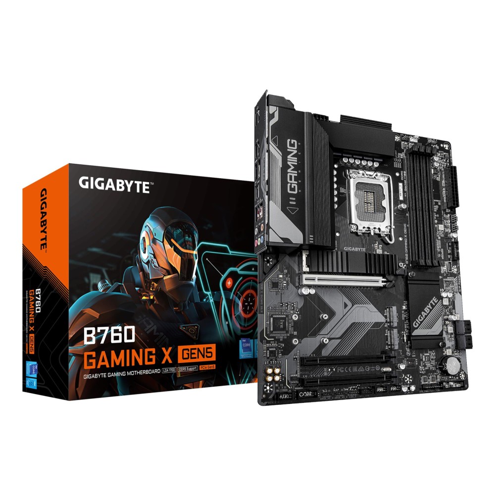 Mainboard|GIGABYTE|Intel B760 Express|LGA1700|ATX|Memory DDR5|Memory slots 4|B760GAMINGXGEN5