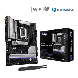 Mainboard|ASROCK|Intel B860 Express|LGA1851|ATX|Memory DDR5|Memory slots 4|1xPCI-Express 4.0 16x|1xPCI-Express 5.0 16x|1xM.2|1xHDMI|1xAudio-Out|1xMicrophone|6xUSB 2.0|6xUSB 3.2|1xUSB-C w/Thunderbolt|1xOptical S/PDIF|1xRJ45|B860LIVEMIXERWIFI Mainboard|ASROCK|Intel B860 Express|LGA1851|ATX|Memory DDR5|Memory slots 4|1xPCI-Express 4.0 16x|1xPCI-Express 5.0 16x|1xM.2|1xHDMI|1xAudio-Out|1xMicrophone|6xUSB 2.0|6xUSB 3.2|1xUSB-C w/Thunderbolt|1xOptical S/PDIF|1xRJ45|B860LIVEMIXERWIFI