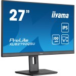LCD Monitor|IIYAMA|27"|Business|Panel IPS|2560x1440|16:9|100Hz|Matte|0.4 ms|Speakers|Swivel|Pivot|Height adjustable|Tilt|Colour Black|XUB2792QSU-B6