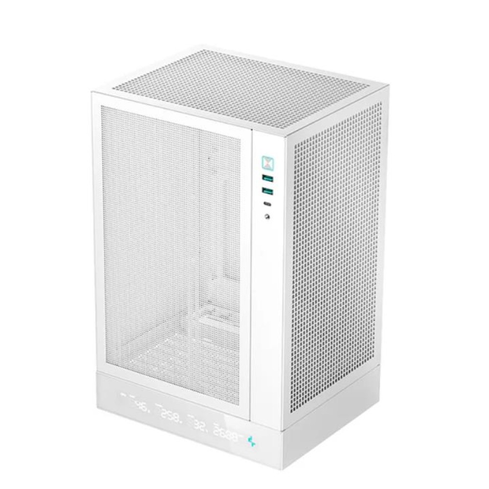 Case|DEEPCOOL|CH170 DIGITAL WH|MiniTower|Not included|MiniITX|Colour White|CH170DIGITALWH