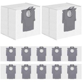 Vacuum Cleaner Accessory|ROBOROCK|Disposable Dust Bag 12-pack|White|For H5|8.04.0032