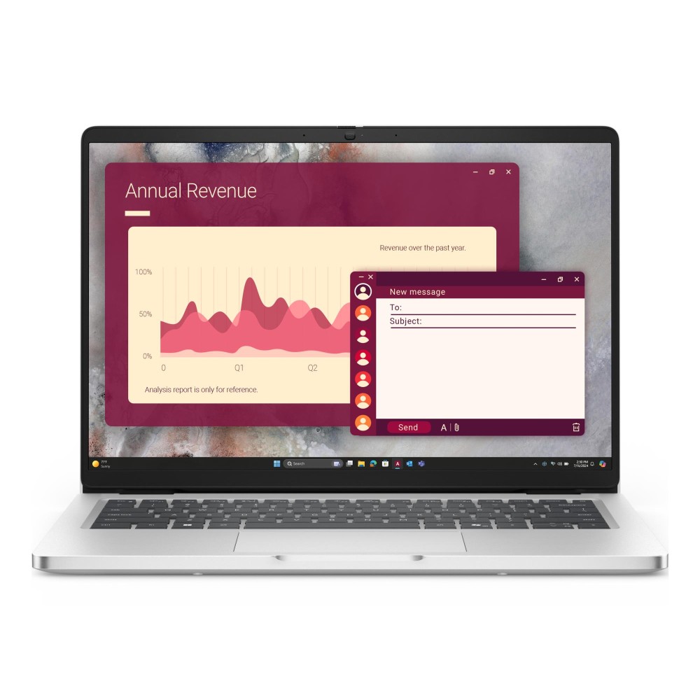 Notebook|DELL|Pro|Pro 14 (PC14250)|CPU  Core 3|100U|1200 MHz|14"|RAM 8GB|DDR5|5600 MHz|SSD 512GB|Intel graphics|Integrated|ENG|Ubuntu|1.35 kg|BTO003_PC14250_EMEA_UBU