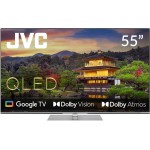 TV Set|JVC|55"|4K/Smart|QLED|3840x2160|Wireless LAN|Bluetooth|Google TV|Silver|LT-55VGQ840P
