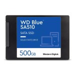 SSD|SANDISK|Blue SA510|POWERED BY SANDISK|500 GB|Serial ATA III|Write speed 510 MB/s|Read speed 560 MB/s|2.5"|200xTBW rating|MTBF 17500000 h|WDS500G3B0A