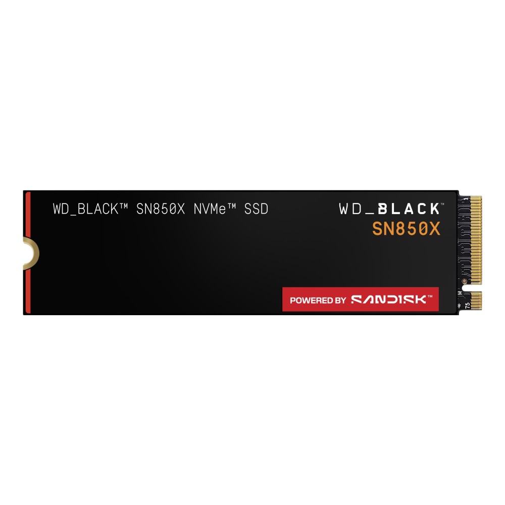 SSD|SANDISK|2400xTBW rating|Read speed 7300 MB/s|Write speed 6600 MB/s|NVMe Yes|PCI Express 4.0|M.2|4000 GB|POWERED BY SANDISK|Black SN850X|WDS400T2X0E